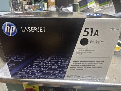 HP 51A LaserJet Toner Cartridge original Q7551A Sealed