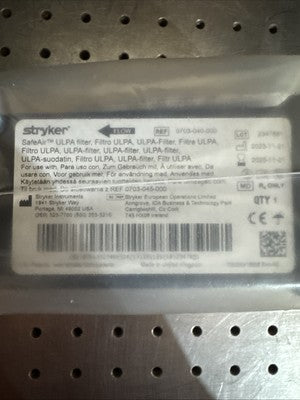STRYKER ULPA Filter 0703-040-000