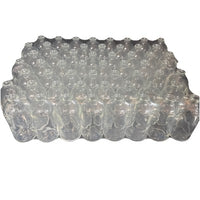 100ml Molded Clear Glass Serum Vials 20mm Crimp Top (56 round  bottles)