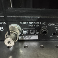 2x SHURE SC4-CP, SC4-CL  Receiver No Power Cords