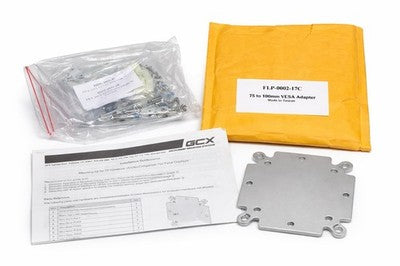 GCX FLP-0002-17C 75mm to 100mm VESA Adapter Mount Kit w/ Hardware – New