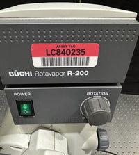 Buchi Rotavapor R-200 w/ B-490 Heating Bath Lab Evaporator System
