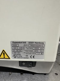 Eppendorf 5424 w/ FA-45-24-11 Rotor 24 Place 15,000 RPM Tested