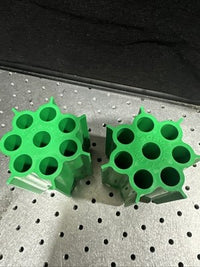 x2 Sorvall 00447 Centrifure Rotor Bucket 8 x 15mL Tube Adapters for Bucket 11788
