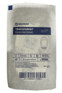 Halyard Transparent Film Dressing 6x7cm 2⅜ x 2¾ in REF 55561 Box of 100