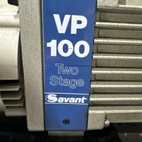 Savant VP100 Two Stage Rotary Vane Vacuum Pump 10 mTorr micron Tested
