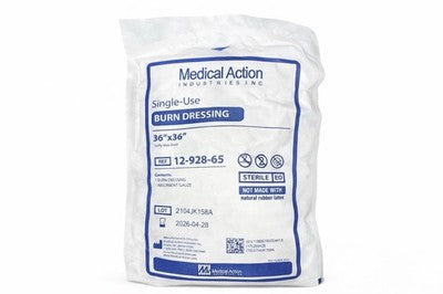 NEW 30-PACK Medical Action 16-PLY Dry Burn Dressing 36”x36”" STERILE