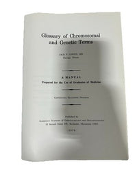 Glossary of Chromosomal and Genetic Terms Jack P Cowen MD Medical Manual