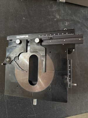 OLYMPUS 201076 XY MECHANICAL RIGHT HAND STAGE FOR Vanox Microscope