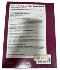 Atlas of Common Pain Syndromes Waldman MD Saunders Hardcover Medical Atlas