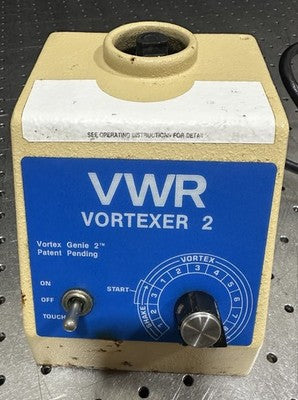 VWR Vortexer 2 G-560 Vortex Mixer Lab Shaker Variable Speed Working