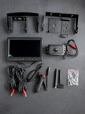 7” Wireless Backup Camera Monitor System A15 IR Night Vision 120° DC12V
