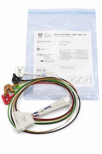 Philips ECG 5 Lead Grabber Adapter Cable Ref 989803171851