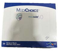 MediChoice PG4-5063 Surgical Masks w/ Visor Anti-Fog Level 3 100/Case
