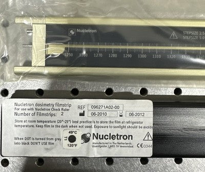 New Nucletron MicroSelectron Source Position Check Ruler W/Dosimetry Exp6/2012