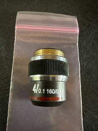 Microscope Objective Lens 4/0.1-160/0.17