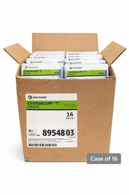 Halyard Surgical “T” Drape 89548 Sterile Case of 16 Level 4 62x40x101