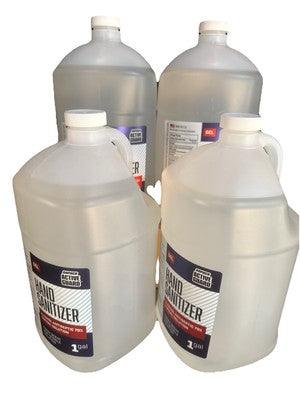 Instant Hand Sanitizer Gel - 1 Gallon (Case of 4) 70% Alcohol Antiseptic Topical