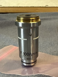 Zeiss Mikroskop Microscope Objektiv F100/1,25 Oil (Zeiss Nr. 461905-9901)