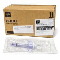 Medline 10mL Control Syringe Ring Handle Sterile DYNJSYR10CWRB Case of 10