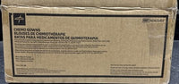 Medline Chemo Gowns NON25457 Blue Regular/Large Poly-Coated Case of 30 ASTM F739