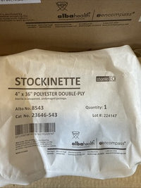 ALBAHEALTH Polyester Double-Ply  Stockinette 4" x 36” 8544 24 Count