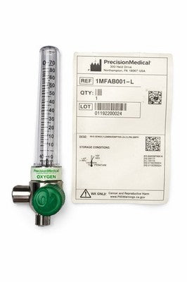 Precision Medical Oxygen Flowmeter 1MFA8001-L 0–70 LPM Medical O2 Flow Meter