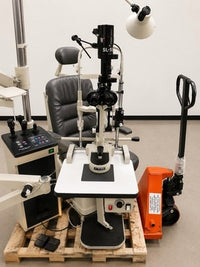 Shin-Nippon 2500 Ophthalmic Unit Slit Lamp Exam Chair System Japan