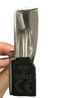Welch Allyn MAC 3 Fiber Optic Laryngoscope Blade REF 69043 Stainless Steel