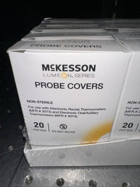 Case 25, 20/box Axillary/Oral/Rectal Thermometer Probe Covers McKesson Lumeon