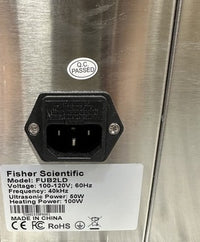 Fisherbrand FUB2LD Ultrasonic Cleaner Heated 40kHz Digital Lab Unit Working