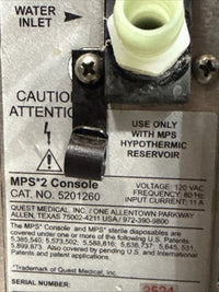 Quest MPS 2 5201260 Console Myocardial Heart Lung Surgical Perfusion Blood Pump