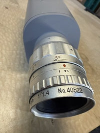 COHU Solid State Camera  Model 4815-5000 W/ Vidicon Lens