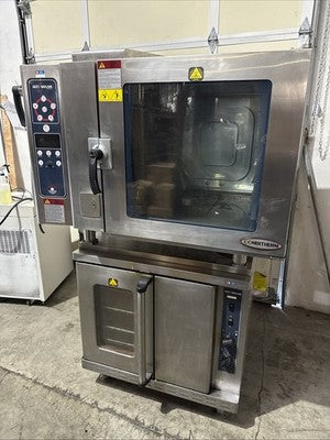 Alto Shaam Double Stack 7.14 ESG Gas Combitherm Oven With ASC-4G Oven