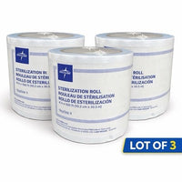 Lot Of 3 Medline Sterilization Roll 4” x 100 ft MPP200415S