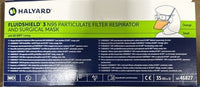 6x35 HALYARD FLUIDSHIELD 3 N95 Particulate Filter Mask Small 4682781 Exp2/2026