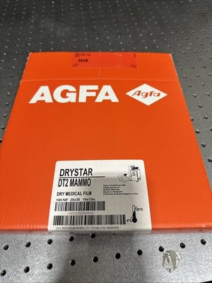 NEW Agfa DT2 Mammo Dry Film 25x30cm (10x12in) – 100 Sheets
