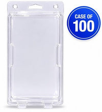 100 Clear Plastic Clamshell Blister Packaging Cases 19.75” x 5.40” x 2”