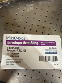 Large Envelope Arm Sling - 8.5" x 17.5" - for Adults - MediChoice - Blue