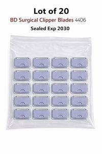BD Clipper Blades 4406 Lot of 20 Sealed Exp 2030 New