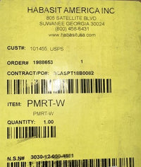 Habasit 3030-12-000-4661 PMRT-W Food Belt, 16.85x54.56"