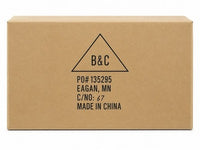 Case of 50 Clear Hinged Clamshell Blister Packaging 28.20 x 4.88 x 2