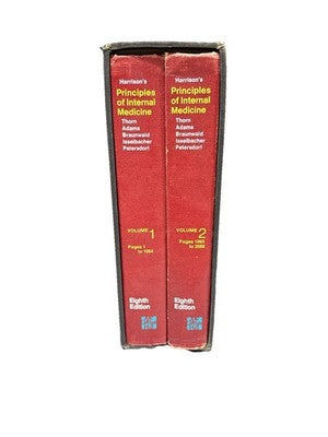 Harrison’s Principles of Internal Medicine 8th Edition 2 Vol Set w/ Slipcase
