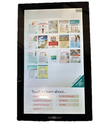 HealthMonitor Interactive Patient Education Touchscreen Display Medical Office