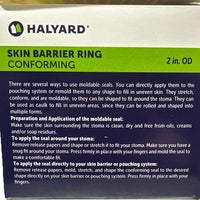 Halyard 55601 Skin Barrier Rings 2” Conforming Adhesive Box of 10 Exp 03/17/2028