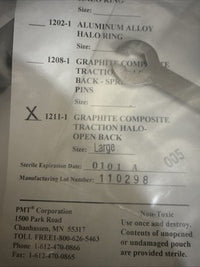 PMT Halo System 1211-1 Open Back Size Large Halo Ring Orthopedic Neurology