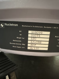 Nucletron 105099 Microselectron  HDR Branchytherapy Unit W/ Accessories