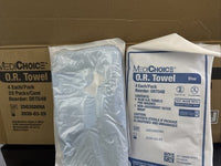 80x  20 Bags of 4  MediChoice O.R. Sterile Towels ORT04B (2030) 16"x24"