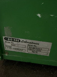 BIO-RAD LABORATORIES MODEL 400 POWER SUPPLY (DEC75)