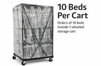 Blaco Heavy Duty Steel Folding Cot Bed w/ Mattress 375lb Emergency Shelter